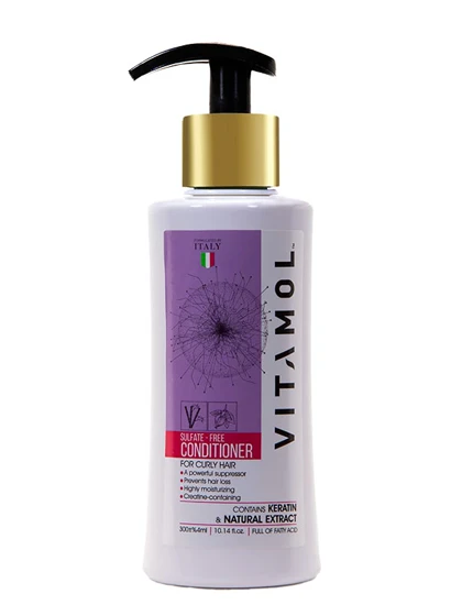 نرم کننده فاقد سولفات برای موهای فر و مجعد 300میل