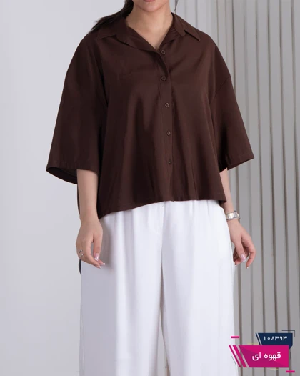 شومیز زنونه پری اسلپ باکسی WHITE