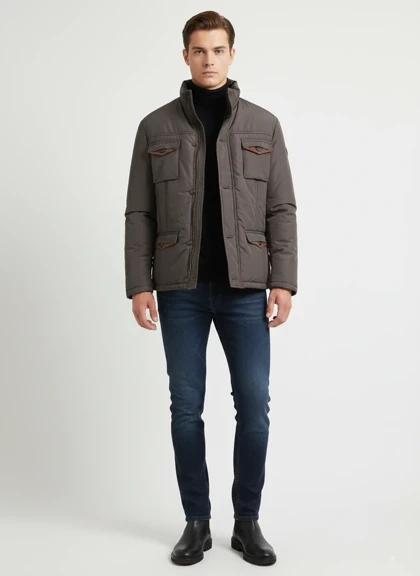 کاپشن مردانه برندس Brands کد BR-G306