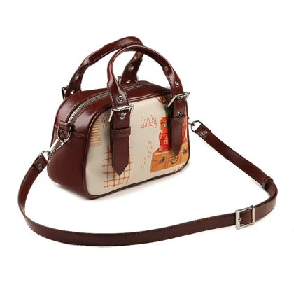 کیف زنانه دندی طرح Suitcase کیف دستی فانتزی