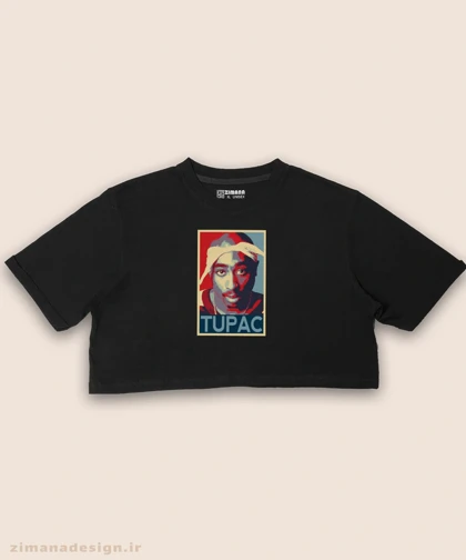 کراپ زنانه طرح توپاک کد 952