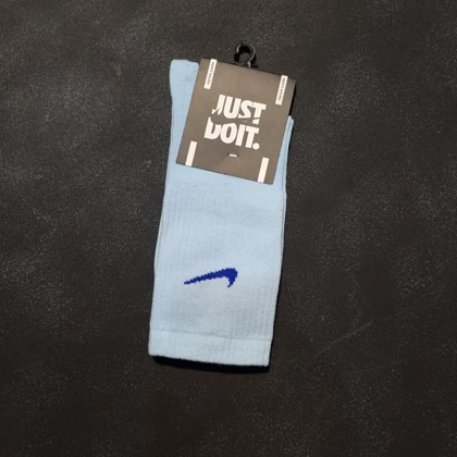 جوراب ساق‌دار نایکی - آبی کمرنگ