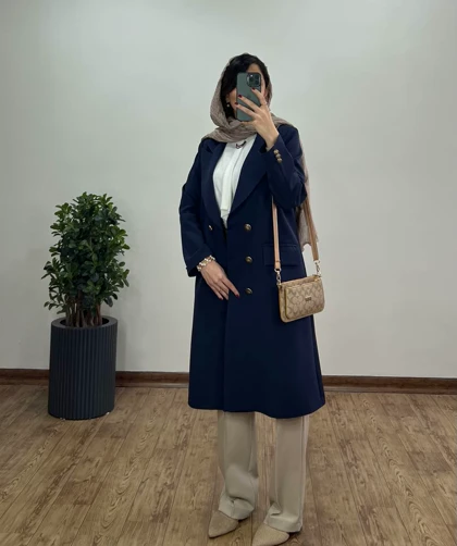 مانتو کتی بلند ساوین