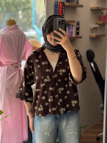 شومیز گل بابونه_1104