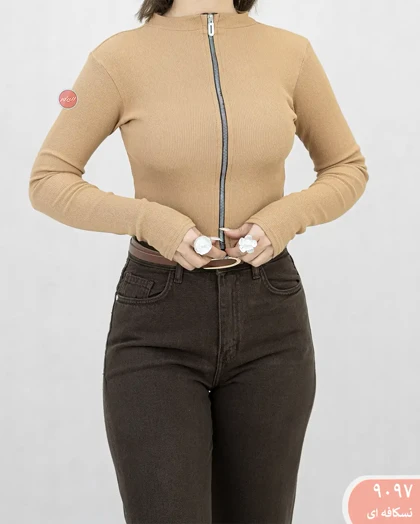 بلوزجلو زیپ 9097