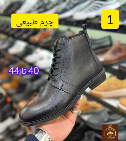 بوت چرم طبیعی مردانه مدل Tinoo