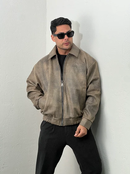 کاپشن مردانه جیر ADALAN