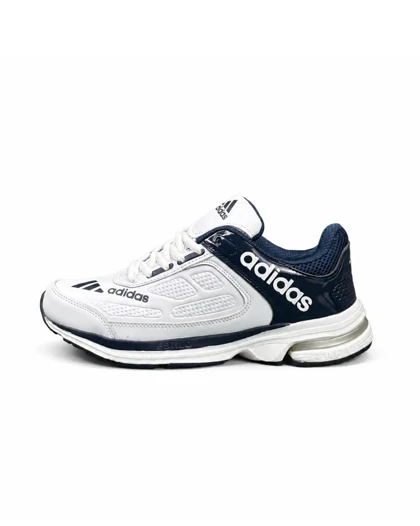 کتانی خارجی مردانه مدل آدیداس سفید سرمه ای ADIDAS