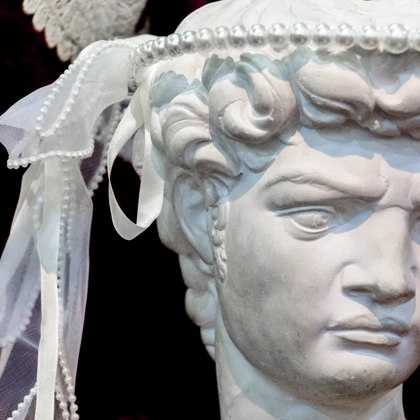 حلقه مرواریدی سفید