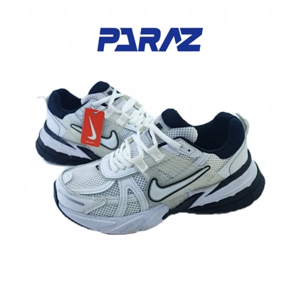 کفش اسپرت زنانه تمام وارداتی برند نایکی nike مدل وی تو کی V2K سفید کد 684