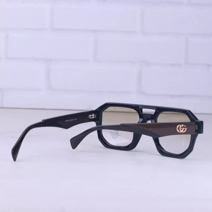 عینک آفتابی گوچی فریم مشکی عدسی زرد 2486/3