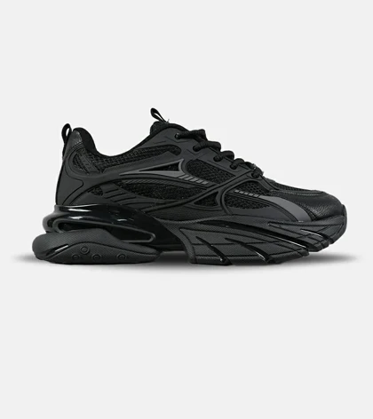 کفش کتانی مردانه و زنانه مشکی خاکستری BALENCIAGA runner sneaker مدل 7891
