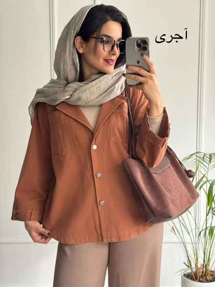 مانتو کتان جین رنگی شایلین