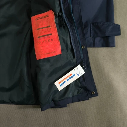 🤍 SIZE XL-XXL کاپشن بارانی بلند برزنتی گورتکس اورجینال از برند معتبر FLOWER GLOVES مدل ATTENZIONE