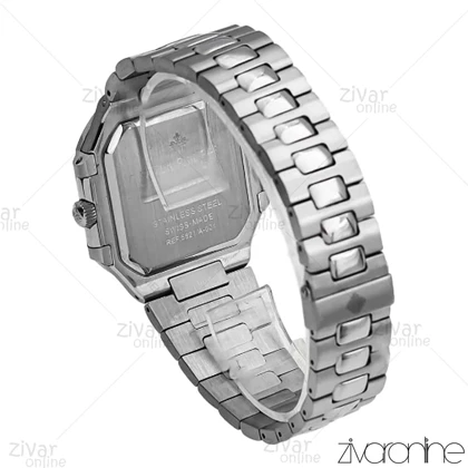 ساعت پتک فیلیپ کوبیتوس مردانه نقره ای صفحه مشکی 106932