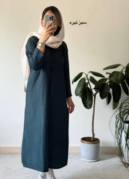 پیراهن مانتویی سلین