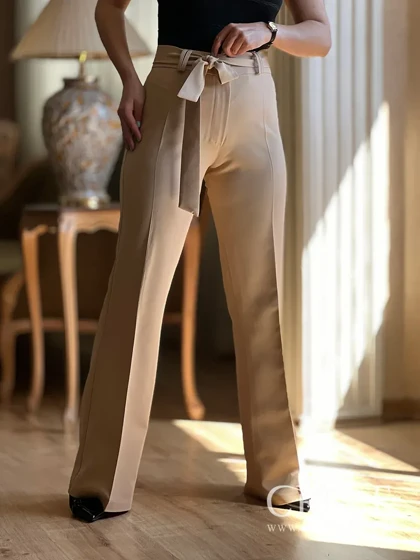 شلوار کرپ دمپا گشاد قد 104