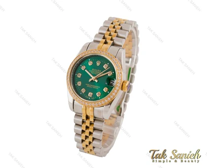 ساعت مچی رولکس زنانه مدل دیت جاست Rolex-3783-L
