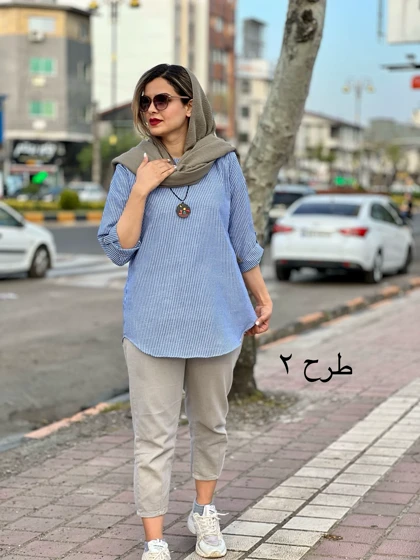 مانتو راه راه پرواز