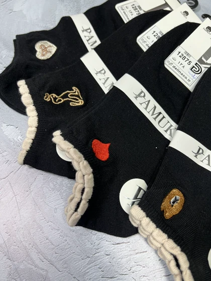 جوراب گلدوزی پاموک