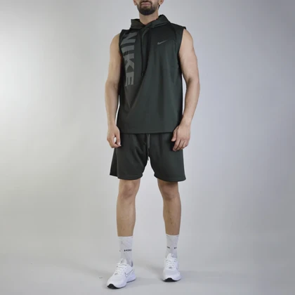 ست رکابی و شلوارک اسپرت نایک مدل HS-Dri Fit-A09 یشمی