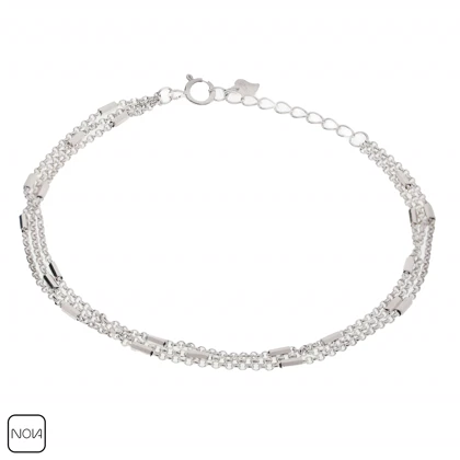 دستبند نقره کد 351288