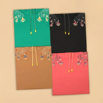 هودی گلدوزی طاووس