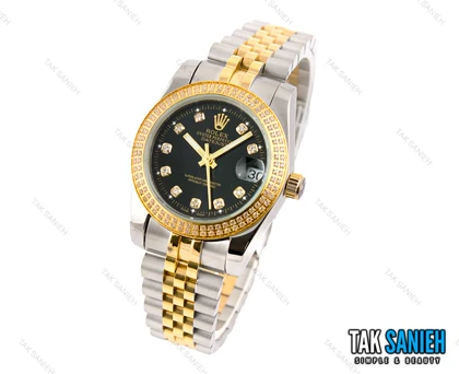 ساعت مچی زنانه رولکس دیت جاست مدل Rolex-2385-L