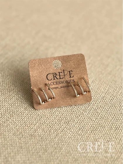 گوشواره ژوپینگ 3 لاین