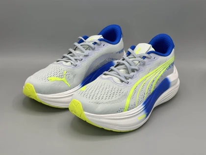 کتانی پوما نیترو مگ مکس طوسی آبی فسفری/ Puma Nitro Mag Max