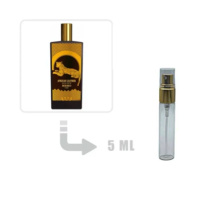 دکانت عطر ادکلن ممو پاریس آفریکن لدر مردانه و زنانه 5 میل اصلی Memo Paris African Leather 5ml
