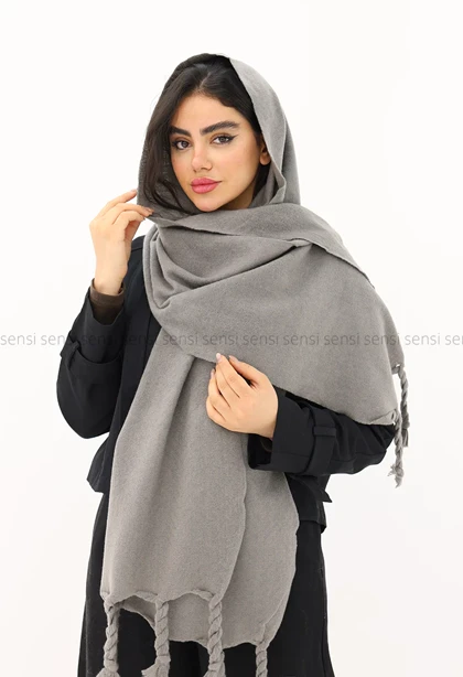 شال بافت پشمی رنگی کد1005164