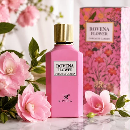 ادکلن ROVENA FLOWER ادو پرفیوم گاردن صورتی زنانه