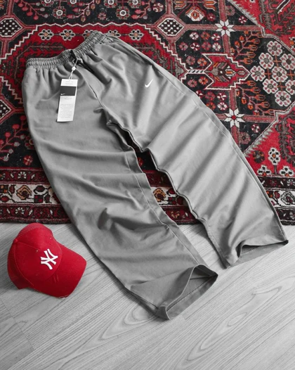شلوار اسلش دو نخ برند نایکی در رنگ بندی Baggy Pants Nike brand