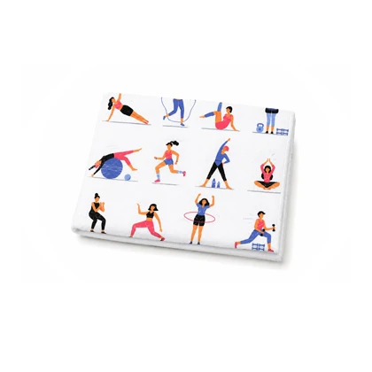 حوله ورزشی مدل Results Over Excuses-405D0632 ابعاد 30 در 60 سانتی متر