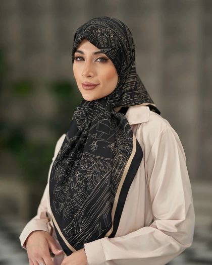 روسری ابریشم قواره 90 30183