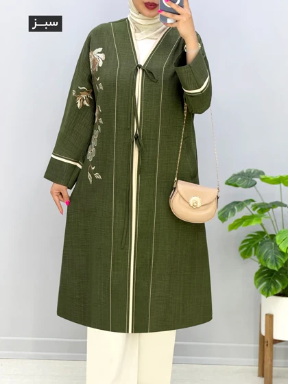 مانتو گلدوزی سوگل کد 452585