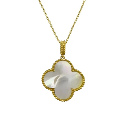 گردنبند زنانه با آویز طرح ونکلیف، ظرافت و درخشش بی‌نظیر