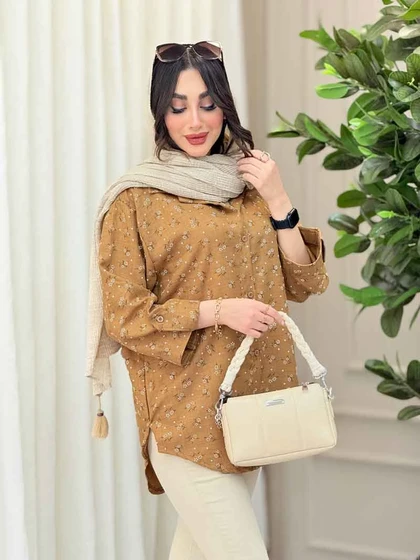 شومیز آستین پاگن شبنم