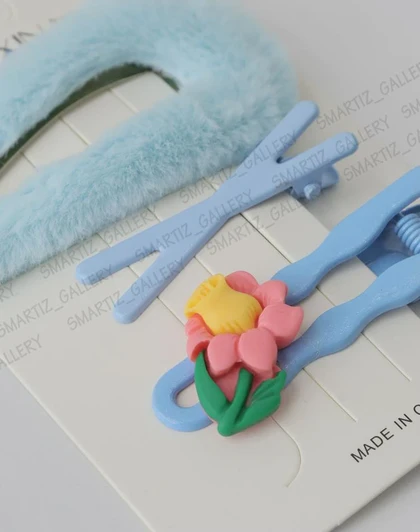 پک گیره 3تایی مخمل رنگی