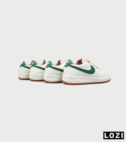 کفش مردانه و زنانه سفید سبز NIKE AIR FORCE مدل 4545