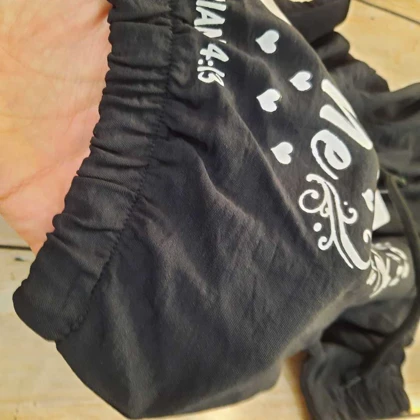 بلوزشلوارک مشکی دخترانه بابونه