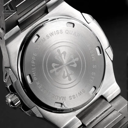ساعت پتک فیلیپ صفحه سفید Patek Philippe Nautilus SW
