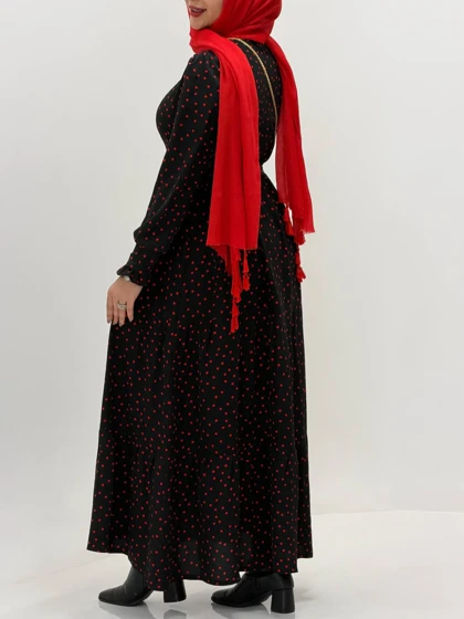 3357-پیراهن بلند پاریس