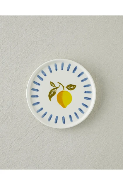 بشقاب کیک 6 تکه English Home مدل Lemon Garden سرامیکی - چندرنگ