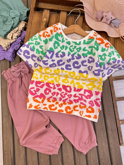 تیشرت شلوارک آبرنگی