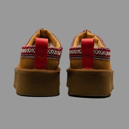 اسلیپر آگ پلتفرم فندقی Ugg Slipper Platform Chestnut