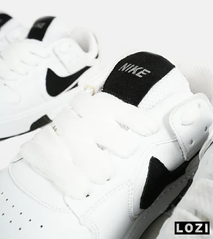 کفش کتانی بزرگ پا سفید مشکی NIKE AIR FORCE