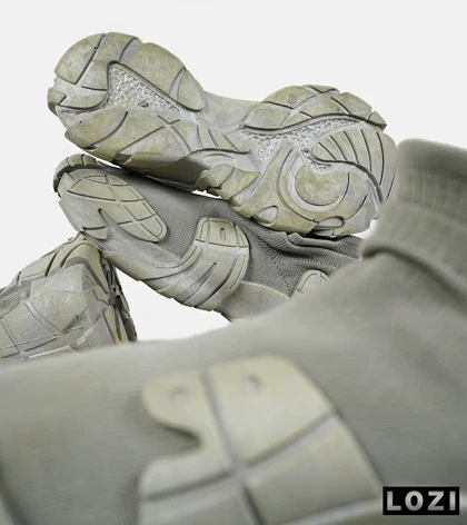 کفش کتانی مردانه سبز BALENCIAGA مدل 7505