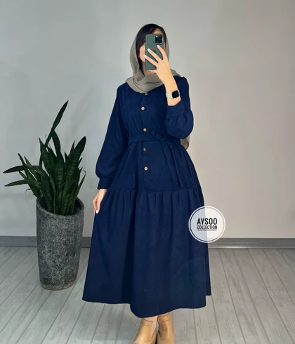 پیراهن مانتویی همتا